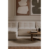 Lino Textured Oat Slipper Chair by Moe's Home at Eve Furniture