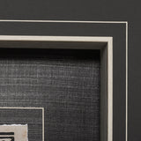 Linocut IV by Mercana Studio a Hand Embellished Textured Framed Art Print Matted under Glass by Mercana at Eve Furniture