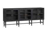 Linsey Black Sideboard by Crestview at Eve Furniture