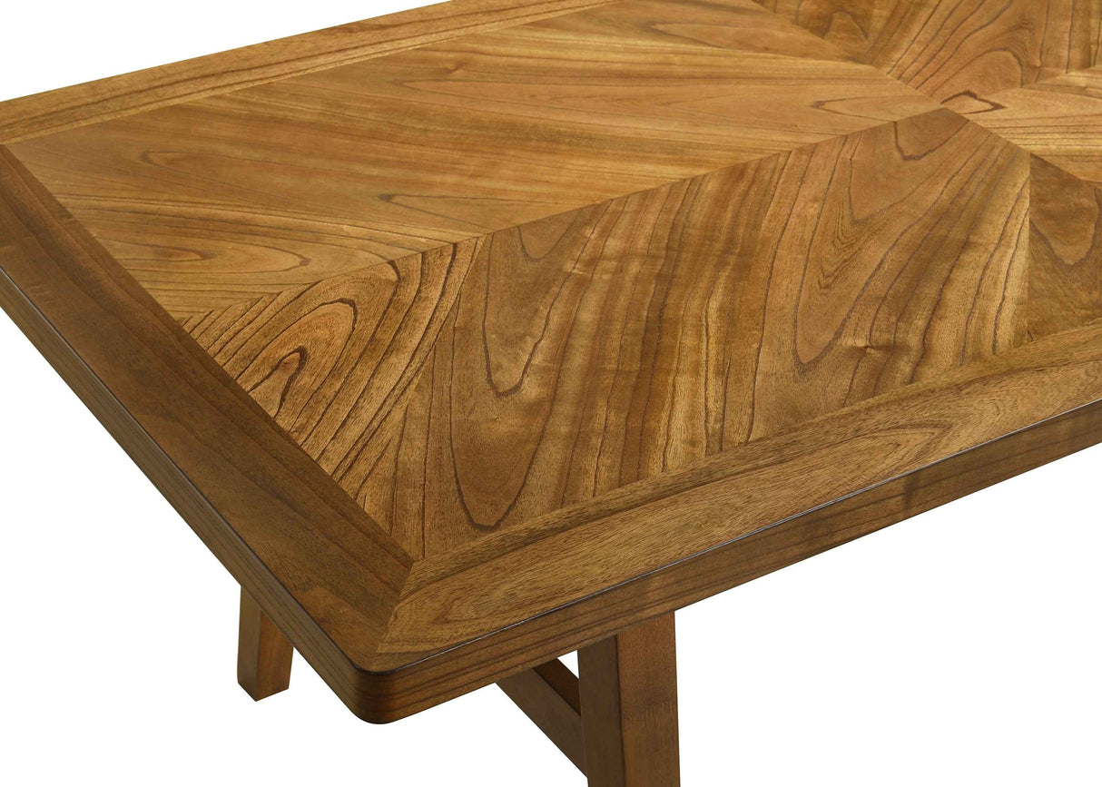 Linus Brown Dining Table by Crown Mark at Eve Furniture