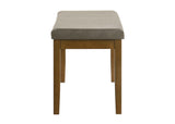 Linus Brown/Gray Bench by Crown Mark at Eve Furniture