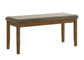 Linus Brown/Gray Bench by Crown Mark at Eve Furniture