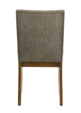 Linus Brown/Gray Side Chair, Set of 2 by Crown Mark at Eve Furniture