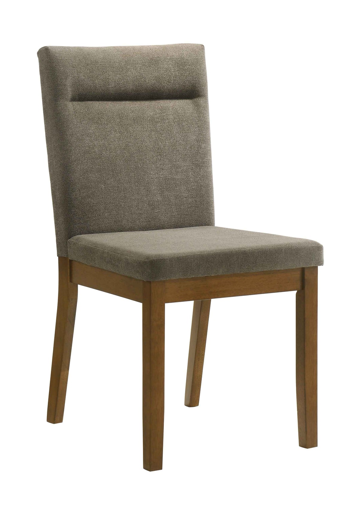 Linus Brown/Gray Side Chair, Set of 2 by Crown Mark at Eve Furniture