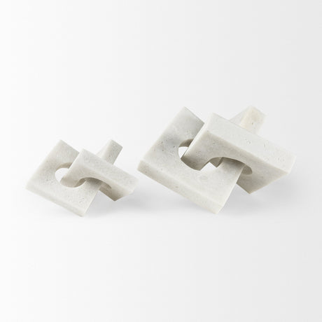 Linx Small Granite Resin Sculpture Decorative Object by Mercana at Eve Furniture