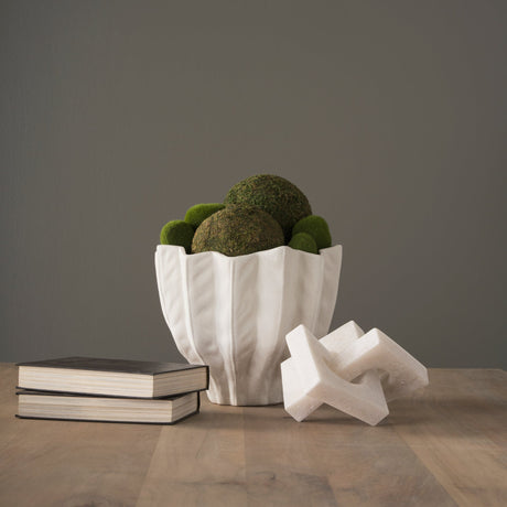 Linx Small Granite Resin Sculpture Decorative Object by Mercana at Eve Furniture
