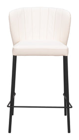 Linz Cream Counter Stool (Set of 2) by Zuomod at Eve Furniture