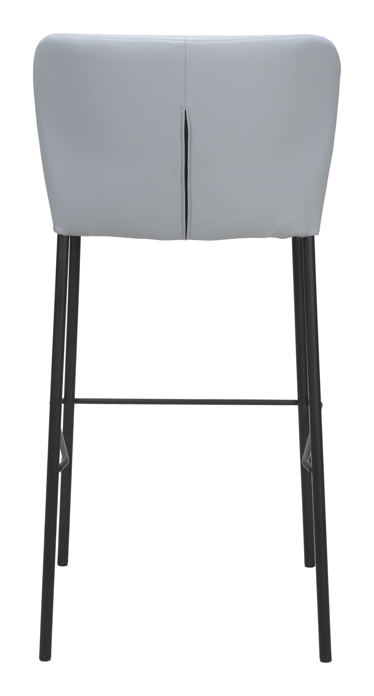 Linz Gray Barstool (Set of 2) by Zuomod at Eve Furniture