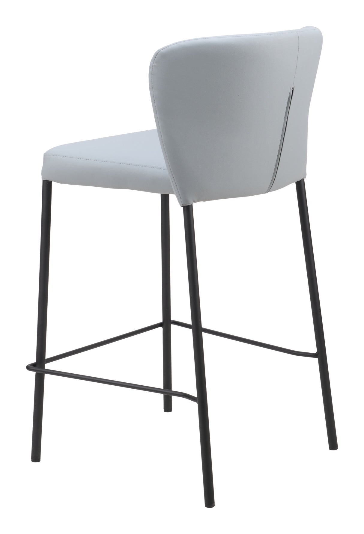 Linz Gray Counter Stool (Set of 2) by Zuomod at Eve Furniture