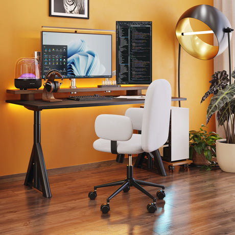 Lionel Beige Office Chair by Zuomod at Eve Furniture