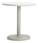 Liora White Outdoor Bistro Table by Zuomod at Eve Furniture
