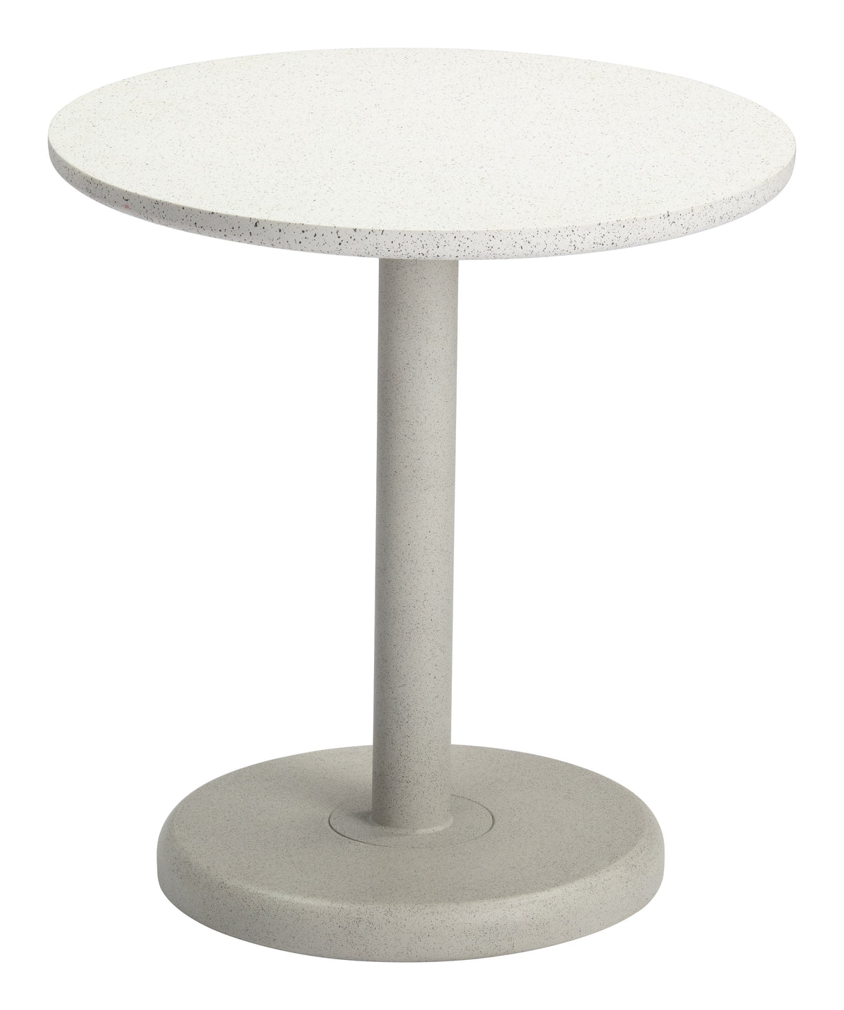 Liora White Outdoor Bistro Table by Zuomod at Eve Furniture