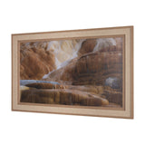 Liquid Travertine by Gary Blatter a Hand Embellished Framed Photo Art Print by Mercana at Eve Furniture