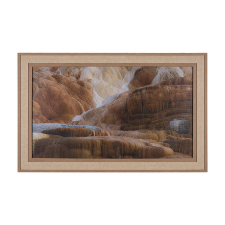 Liquid Travertine by Gary Blatter a Hand Embellished Framed Photo Art Print by Mercana at Eve Furniture