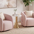 Lira Accent Table White & Gold by Zuomod at Eve Furniture