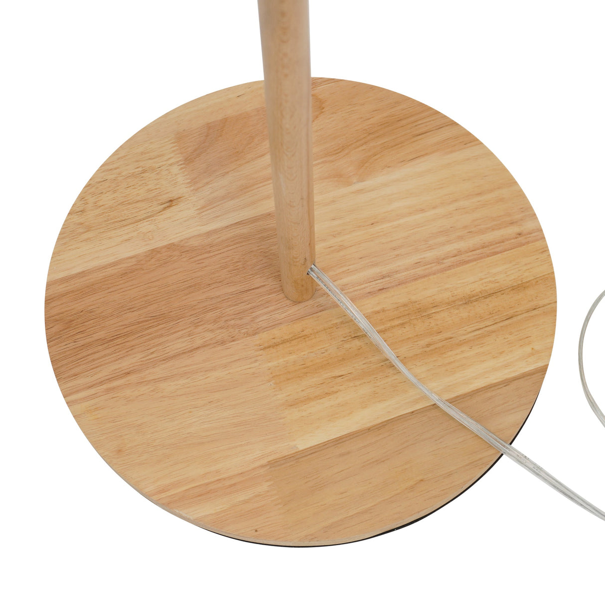 Lirian Floor Lamp - Oak and Natural by Ashcroft Furniture at Eve Furniture