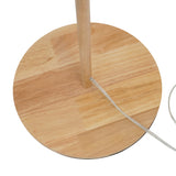 Lirian Floor Lamp - Oak and Natural by Ashcroft Furniture at Eve Furniture