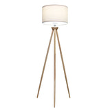 Lirios Three Legged Wooden Strip Floor Lamp - Natural by Ashcroft Furniture at Eve Furniture