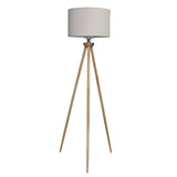 Lirios Three Legged Wooden Strip Floor Lamp - Natural by Ashcroft Furniture at Eve Furniture
