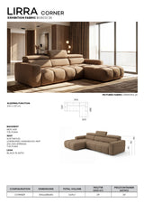 Lirra Storage Sectional w/Bed