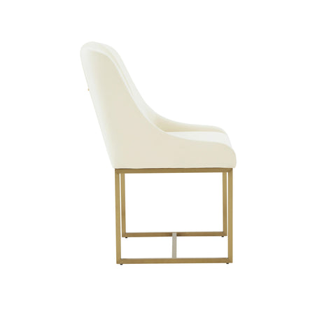 Lisa Pleated Velvet Dining Chair by Inspire Me! Home Decor by TOV Furniture at Eve Furniture