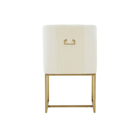 Lisa Pleated Velvet Dining Chair by Inspire Me! Home Decor by TOV Furniture at Eve Furniture