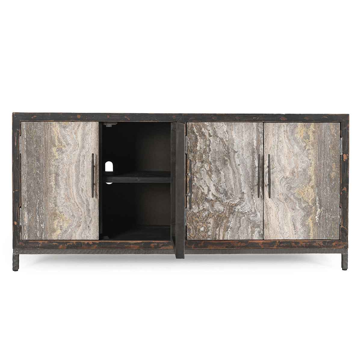 Lisbon Weathered Black Cabinet by Classic Home at Eve Furniture