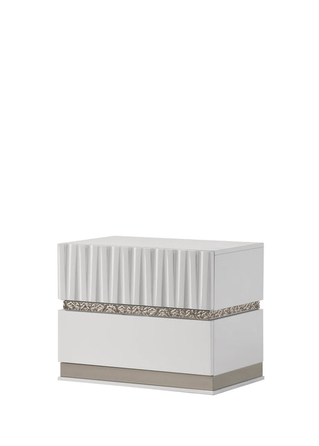 Lisbon White Platform Bedroom Set by New Era Innovations at Eve Furniture