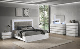 Lisbon White Platform Bedroom Set by New Era Innovations at Eve Furniture