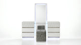 Lisbon White Vanity Set by New Era Innovations at Eve Furniture