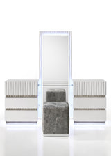 Lisbon White Vanity Set by New Era Innovations at Eve Furniture