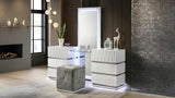 Lisbon White Vanity Set by New Era Innovations at Eve Furniture