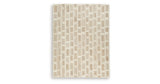 Lisgrove Tan/Brown/White Large Rug by Ashley at Eve Furniture