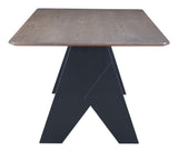 Lisse Espresso Rectangular Dining Table by Zuomod at Eve Furniture