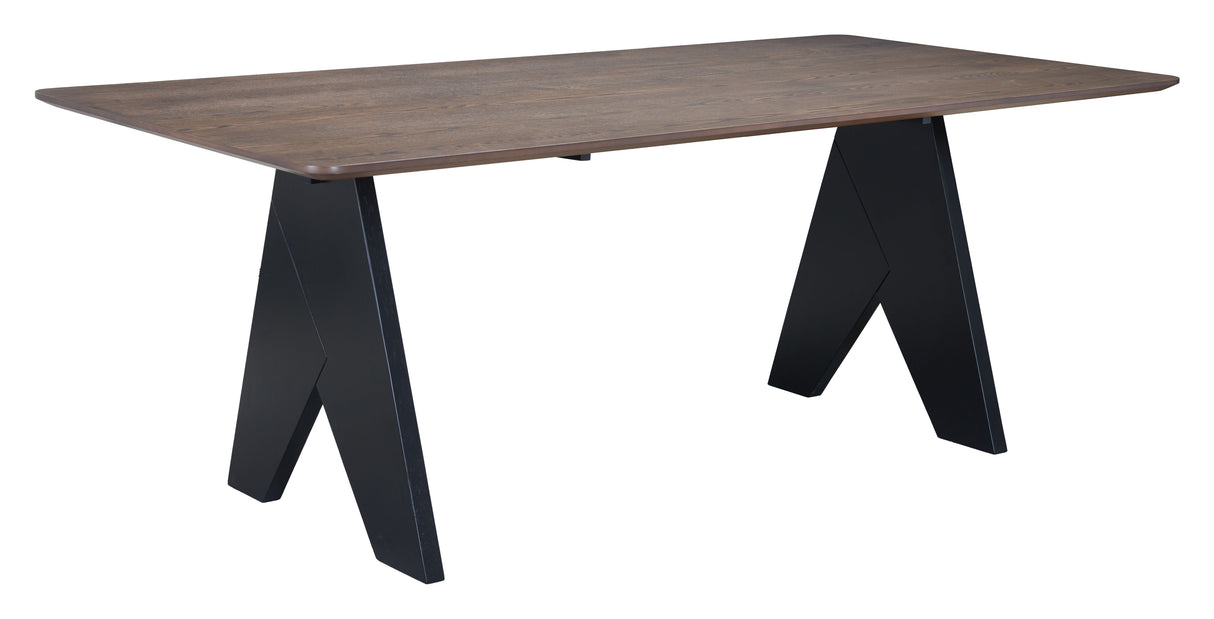 Lisse Espresso Rectangular Dining Table by Zuomod at Eve Furniture
