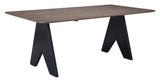 Lisse Espresso Rectangular Dining Table by Zuomod at Eve Furniture