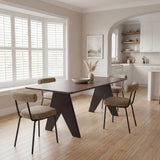 Lisse Espresso Rectangular Dining Table by Zuomod at Eve Furniture