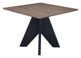 Lisse Espresso Square Dining Table by Zuomod at Eve Furniture