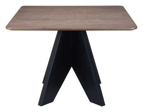 Lisse Espresso Square Dining Table by Zuomod at Eve Furniture