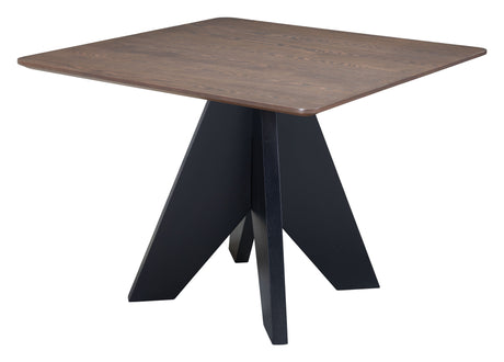 Lisse Espresso Square Dining Table by Zuomod at Eve Furniture