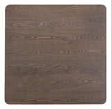 Lisse Espresso Square Dining Table by Zuomod at Eve Furniture