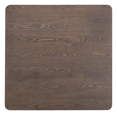 Lisse Espresso Square Dining Table by Zuomod at Eve Furniture
