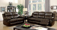 Listowel Brown Loveseat by Furniture of America at Eve Furniture