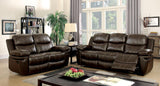Listowel Brown Loveseat by Furniture of America at Eve Furniture