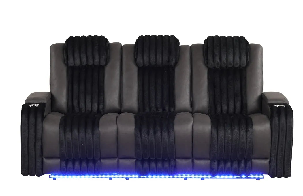 Lita Black Reclining Living Room Set by New Era Innovations at Eve Furniture