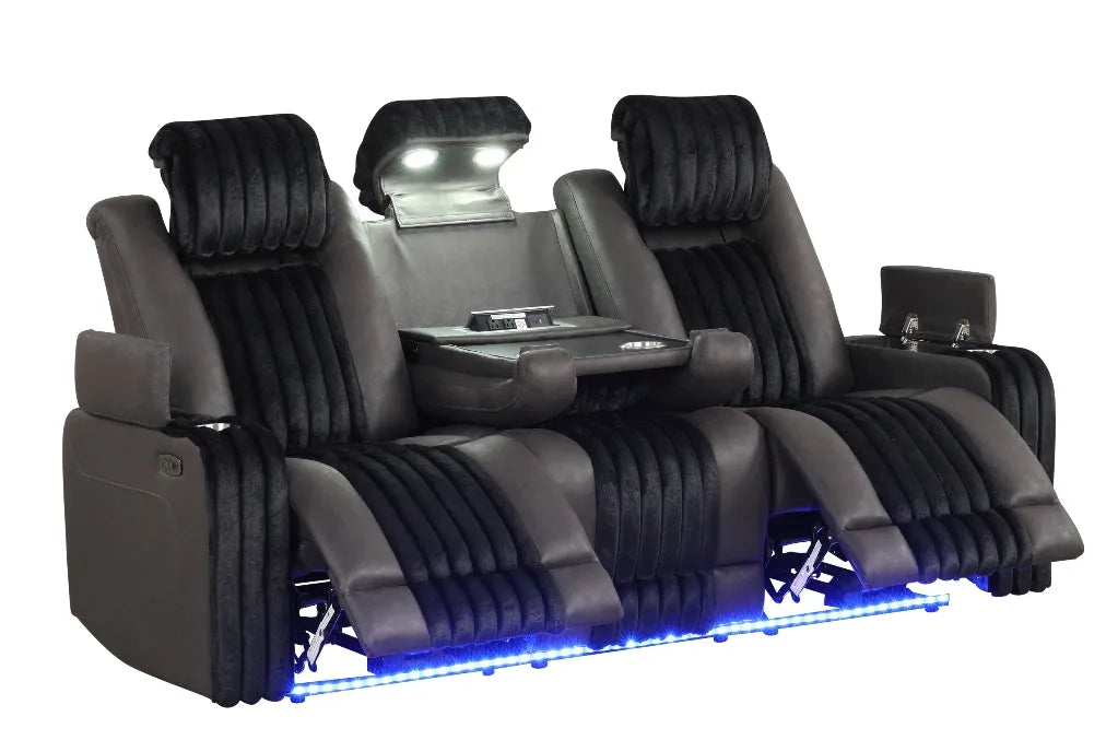 Lita Black Reclining Living Room Set by New Era Innovations at Eve Furniture