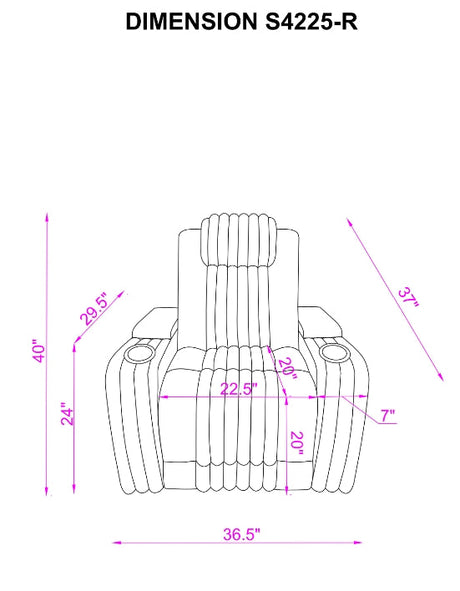 Lita Brown Reclining Living Room Set by New Era Innovations at Eve Furniture