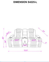 Lita Brown Reclining Living Room Set by New Era Innovations at Eve Furniture
