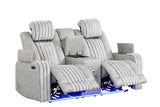Lita Grey Reclining Living Room Set by New Era Innovations at Eve Furniture