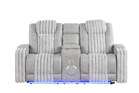 Lita Grey Reclining Living Room Set by New Era Innovations at Eve Furniture